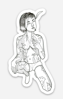 Monsteradermis Sticker