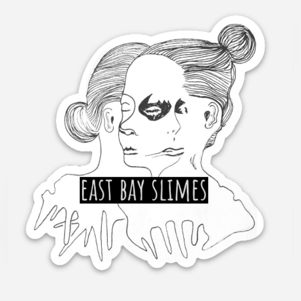 East Bay Slimes Logo Sticker (White)